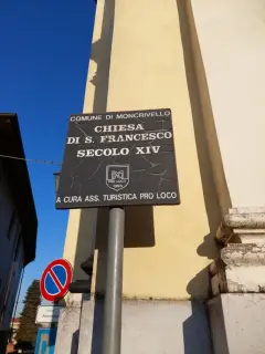 Pannello illustrativo - Chiesa di San Francesco a Moncrivello