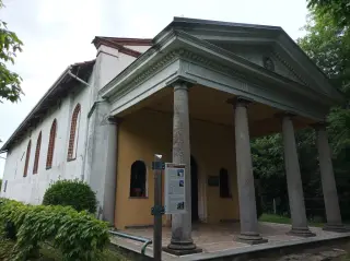 Vista - Chiesa o Santuario di Santa Maria di Miralta a Moncrivello