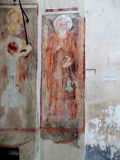 Arco trionfale, lato destro - Sant'Antonio Abate - Cappella di San Bernolfo a Mondovì