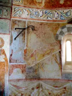 Abside, deambulatorio lato sinistro - Probabile martirio di san Bernolfo - Cappella di San Bernolfo a Mondovì