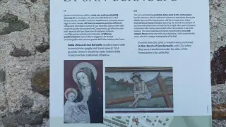 Pannello illustrativo - Cappella di San Bernolfo a Mondovì