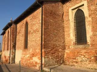 Lato ovest - Parrocchiale di San Felice a Frugarolo