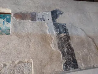 Lacerti  di affreschi - Priorato di San Biagio a MondovìFrazione San Biagio