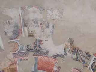 Lacerti  di affreschi - Priorato di San Biagio a MondovìFrazione San Biagio