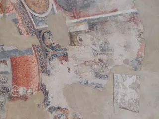 Lacerti  di affreschi - Priorato di San Biagio a MondovìFrazione San Biagio