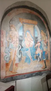 Madonna col Bambino, San Sebastiano e San Rocco - Chiesa di San Rocco a Montalto Dora