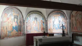 Affreschi - Chiesa di San Rocco a Montalto Dora