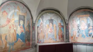 Affreschi - Chiesa di San Rocco a Montalto Dora