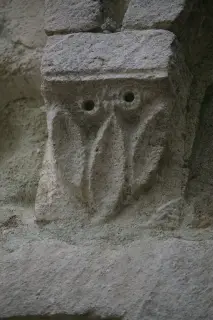 Peduccio absidale - Chiesa Cimiteriale di San Pietro a Albugnano