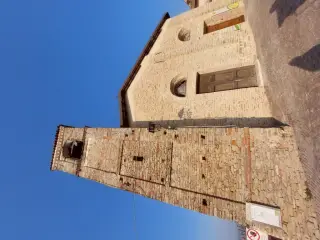 Facciata - Chiesa dei Battuti a Montelupo Albese