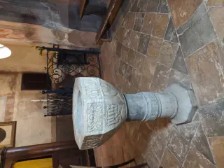 Fonte battesimale degli Zabreri - Parrocchiale di San Michele Arcangelo a Montemale di Cuneo