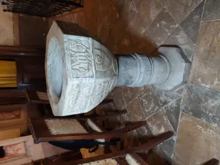 Fonte battesimale degli Zabreri - Parrocchiale di San Michele Arcangelo a Montemale di Cuneo