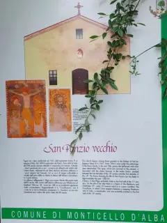 Pannello illustrativo - Cappella di San Ponzio a Monticello d'Alba