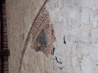 Tracce di affresco - Cappella di Sant'Andrea al Castello a Montiglio Monferrato