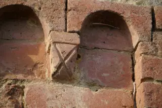 Peduccio - dettaglio - Chiesa Cimiteriale di San Grato a Moriondo TorineseFrazione Lovencito