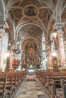 Interno - Parrocchiale dell' Assunta a MossoFrazione Santa Maria
