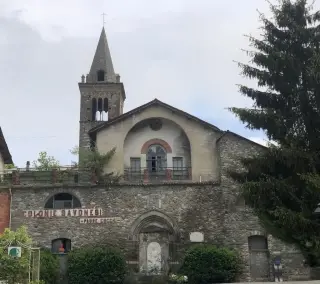 Vista - Chiesa di Santa Maria in Ripis a GaressioFrazione Borgo Maggiore