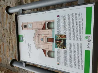 Tavola di Marcino dal pannello illustrativo - Chiesa di San Giorgio a Neviglie