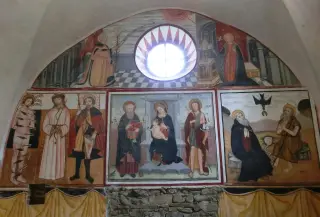 Madonna col Bambino e Santi - Ex Confraternita dei Disciplinati di Sant'Antonio a Niella Tanaro