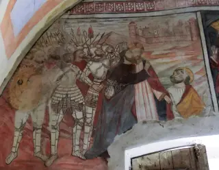 Affresco - Ex Confraternita dei Disciplinati di Sant'Antonio a Niella Tanaro