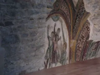 Affreschi della navata - Abbazia dei Santi Pietro e Andrea a Novalesa