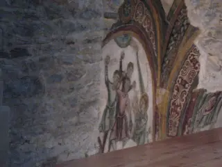 Affreschi della navata - Abbazia dei Santi Pietro e Andrea a Novalesa