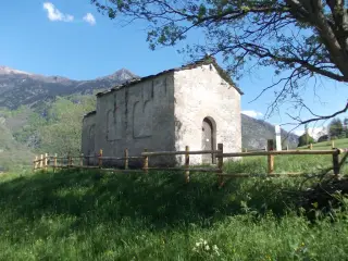 Vista - Cappella di Santa Maria Maddalena a Novalesa