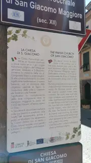 Pannello illustrativo - Parrocchiale di San Giacomo a Gavi