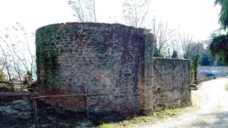 Esterno Abside - Ruderi della Cappella di San Rocco a Novello