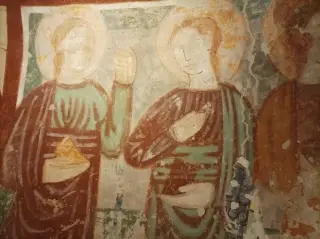 Affreschi absidali - Oratorio della Natività di Maria a OleggioFrazione Gaggiolo