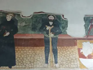 Affresco - Oratorio della Natività di Maria a OleggioFrazione Gaggiolo