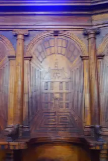 Stalli del coro - Parrocchiale dei Santi Vittore e Corona a Grazzano Badoglio