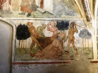 Punizione di sant Antonio - Pieve o Santuario o Chiesa della Madonna del Carmine a Prunetto