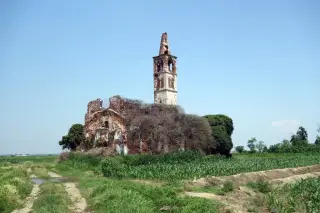 Vista - Ruderi Chiesa di Sant'Antonio Abate a Casaleggio Novara