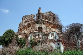 Facciata - Ruderi Chiesa di Sant'Antonio Abate a Casaleggio Novara