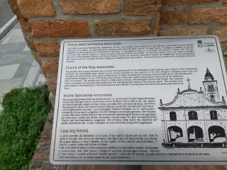 Pannello illustrativo - Abbazia dell' Annunziata o di San Martino a La MorraFrazione Annunziata