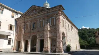 Vista - Chiesa della Madonna dei Boschi a Peveragno