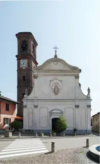 Facciata - Chiesa di Sant'Ambrogio a Casaleggio Novara