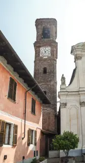 Campanile - Chiesa di Sant'Ambrogio a Casaleggio Novara