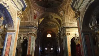 Interno - Parrocchiale di San Giovanni Battista a Peveragno