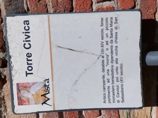 Pannello illustrativo - Ex Chiesa di San Sebastiano a Piasco