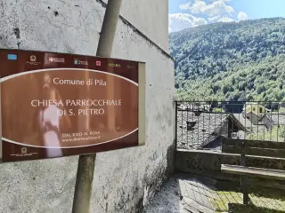 Pannello illustrativo - Chiesa di di San Pietro a Pila