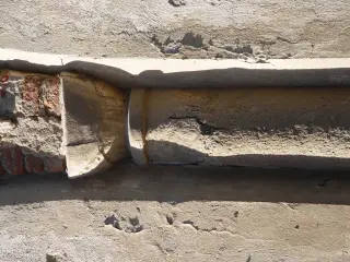 Capitello colonna centrale - Chiesa delle Ghiare o della Ghiaia o di San Sebastiano a Pozzolo Formigaro
