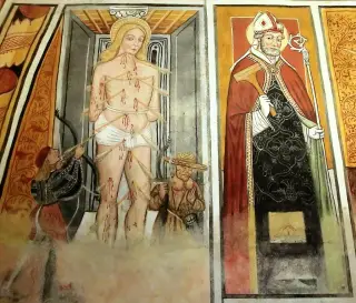 Affreschi - Chiesa di San Martino a SalicetoFrazione Lignera Soprana