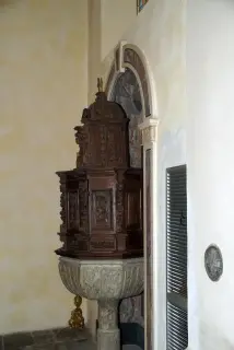 Fonte battesimale - Chiesa di Santa Maria a RoasioFrazione Santa Maria