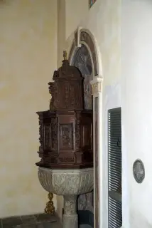 Fonte battesimale - Chiesa di Santa Maria a RoasioFrazione Santa Maria