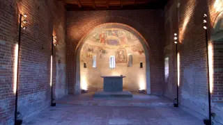 Interno - Chiesa Cimiteriale di Santa Maria Assunta o dei Morti a Marentino