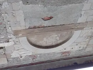 Ex facciata ora sul fianco - Parrocchiale di San Giacomo Maggiore a Rocca Grimalda