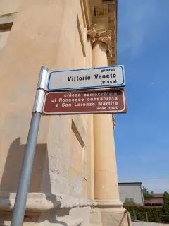 Cartello illustrativo - Parrocchiale di San Lorenzo a Ronsecco