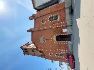 Facciata e campanile - Parrocchiale di San Dalmazzo e Santa Marta a Masio